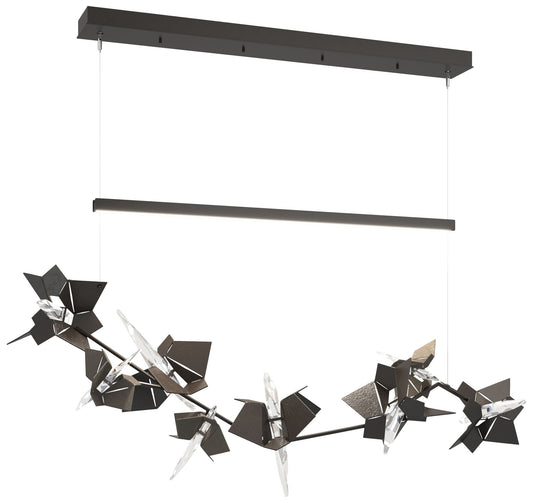 Belladonna 50.3"W Smoke Accented Oil Rubbed Bronze Standard LED Pendant
