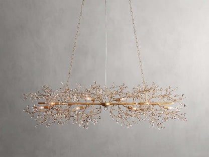 Bellafiora Crystal Vine Linear Chandelier