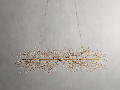 Bellafiora Crystal Vine Linear Chandelier