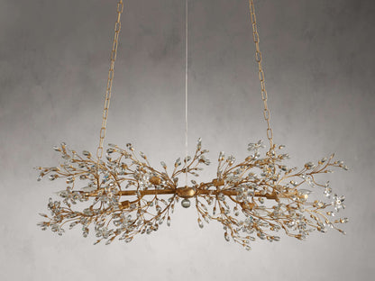 Bellafiora Crystal Vine Linear Chandelier