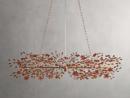 Bellafiora Crystal Vine Linear Chandelier