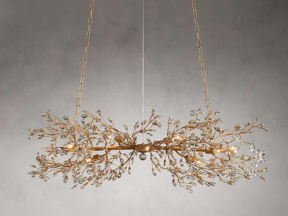Bellafiora Crystal Vine Linear Chandelier