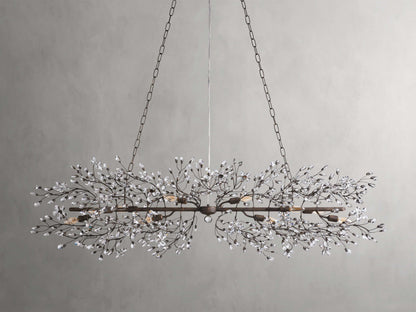 Bellafiora Crystal Vine Linear Chandelier