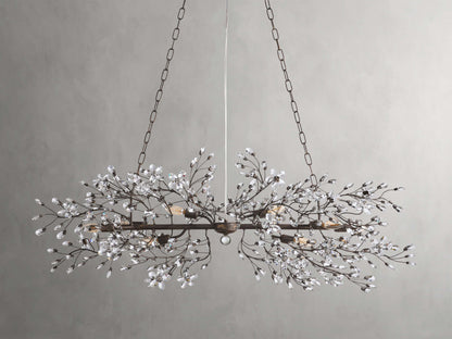 Bellafiora Crystal Vine Linear Chandelier