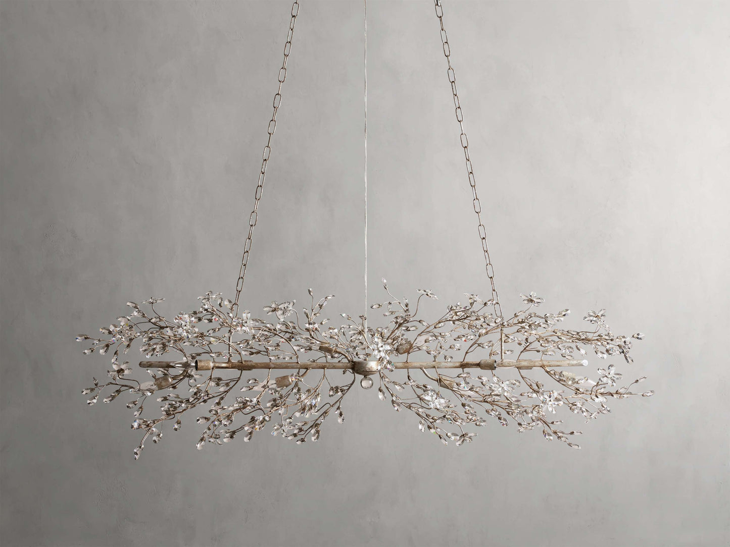 Bellafiora Crystal Vine Linear Chandelier