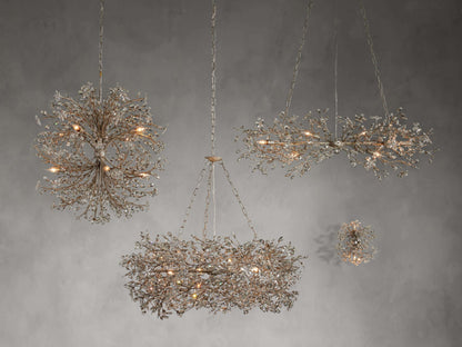 Bellafiora Crystal Vine Linear Chandelier