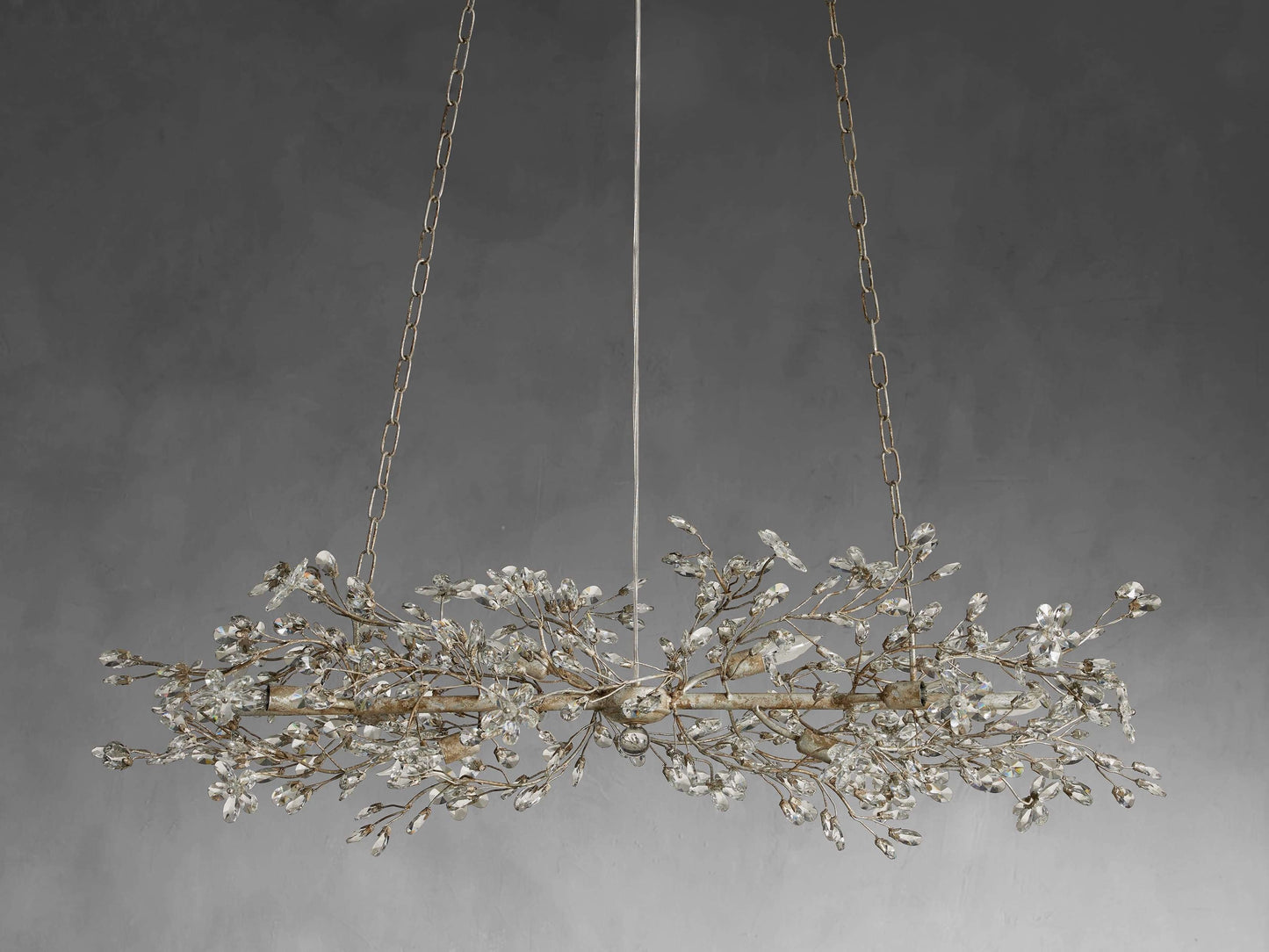 Bellafiora Crystal Vine Linear Chandelier