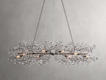 Bellafiora Crystal Vine Linear Chandelier