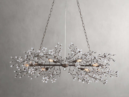 Bellafiora Crystal Vine Linear Chandelier