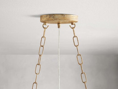 Bellafiora Crystal Vine Oval Chandelier