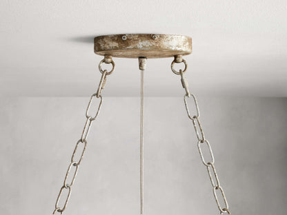 Bellafiora Crystal Vine Oval Chandelier