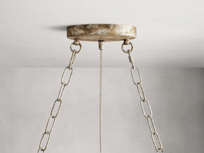 Bellafiora Crystal Vine Oval Chandelier