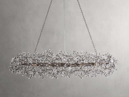 Bellafiora Crystal Vine Oval Chandelier