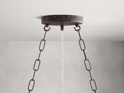 Bellafiora Crystal Vine Oval Chandelier