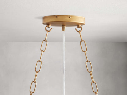 Bellafiora Crystal Vine Oval Chandelier