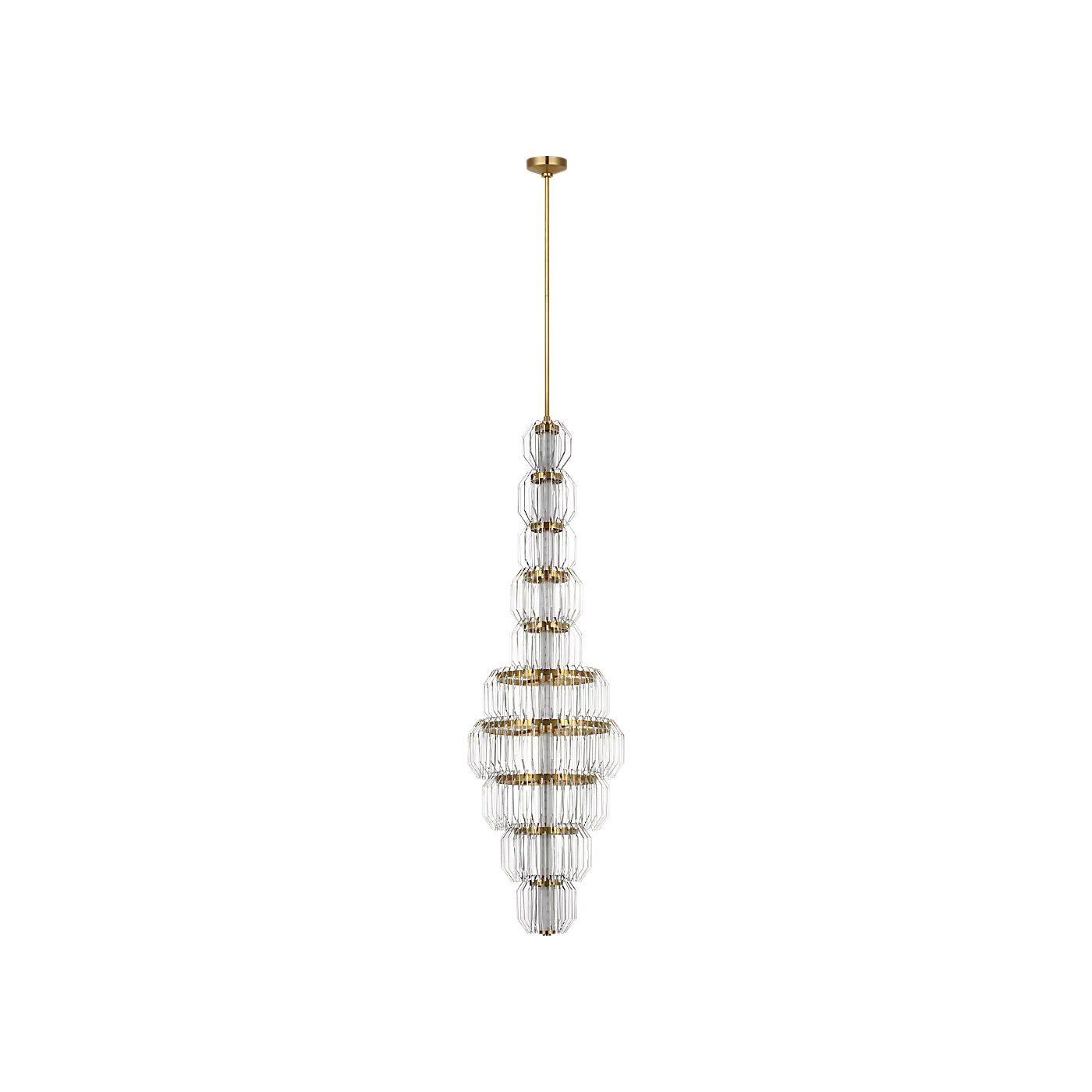 Killarney 19" Layered Entry Chandelier