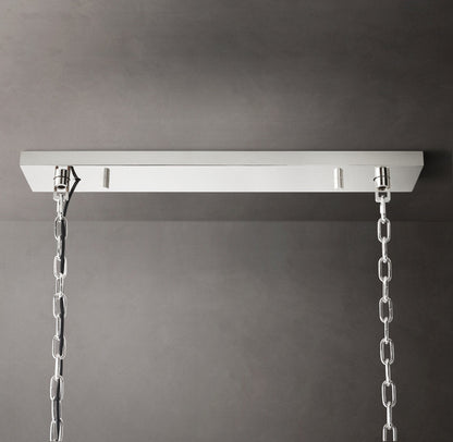 1920s Odeon Rectangular Chandelier 40"