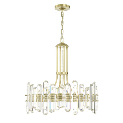 Bolton 24.75'' Aged Brass Chandelier Gold 24.75"W x 26"H x 24.75"D