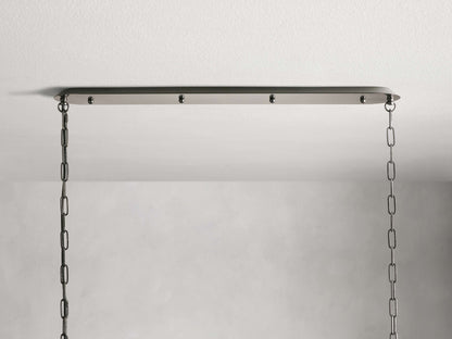 Brenton Linen Shade Linear Chandelier