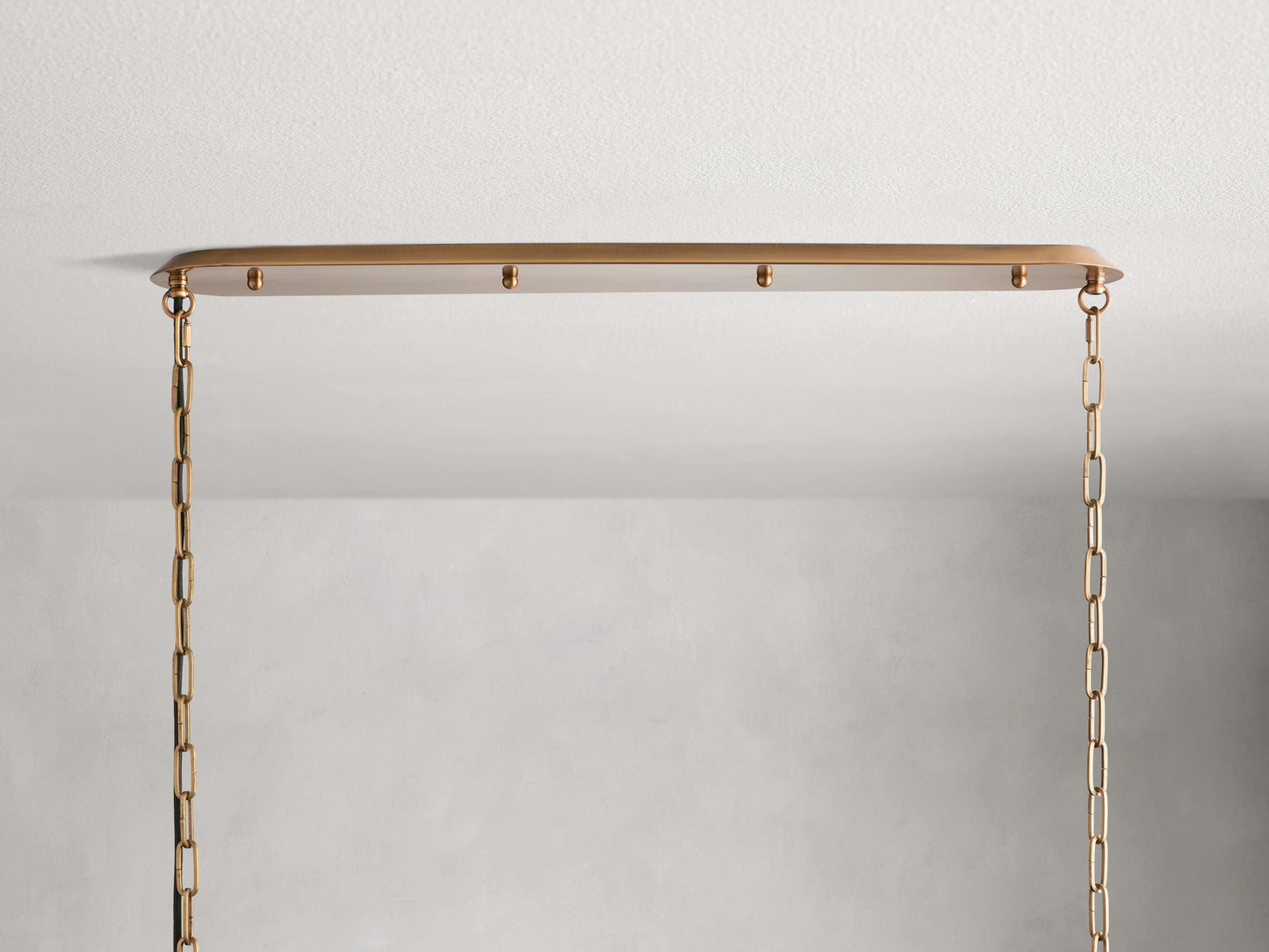 Brenton Linen Shade Linear Chandelier