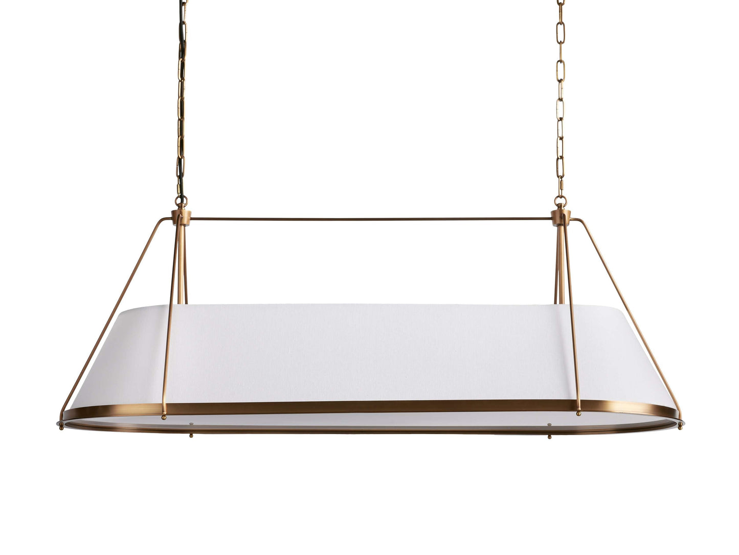 Brenton Linen Shade Linear Chandelier