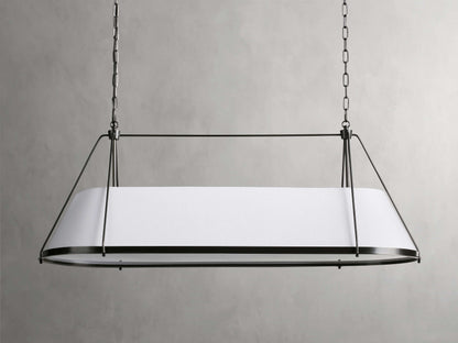 Brenton Linen Shade Linear Chandelier