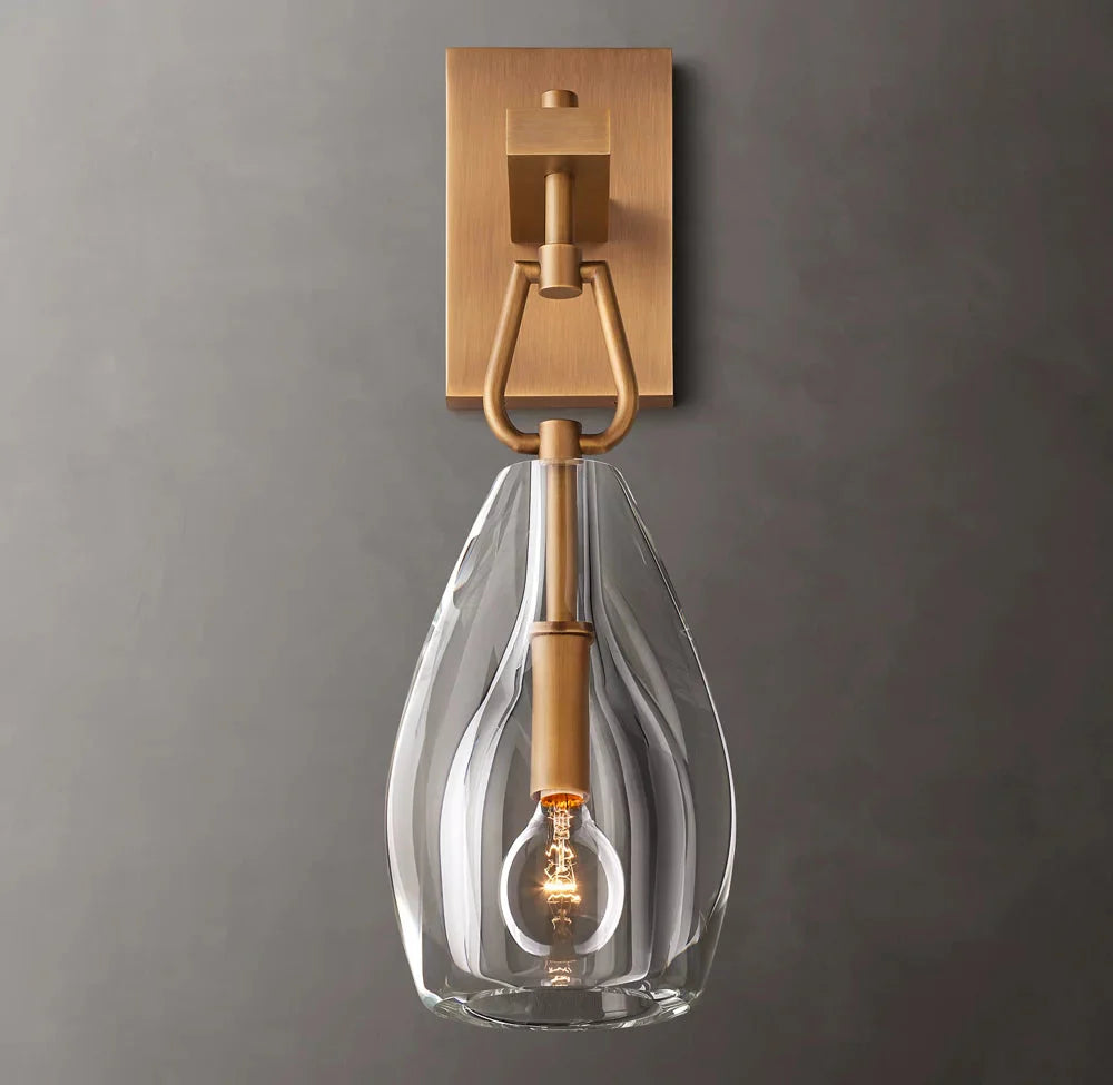 Botanical Fluted Wall Sconce