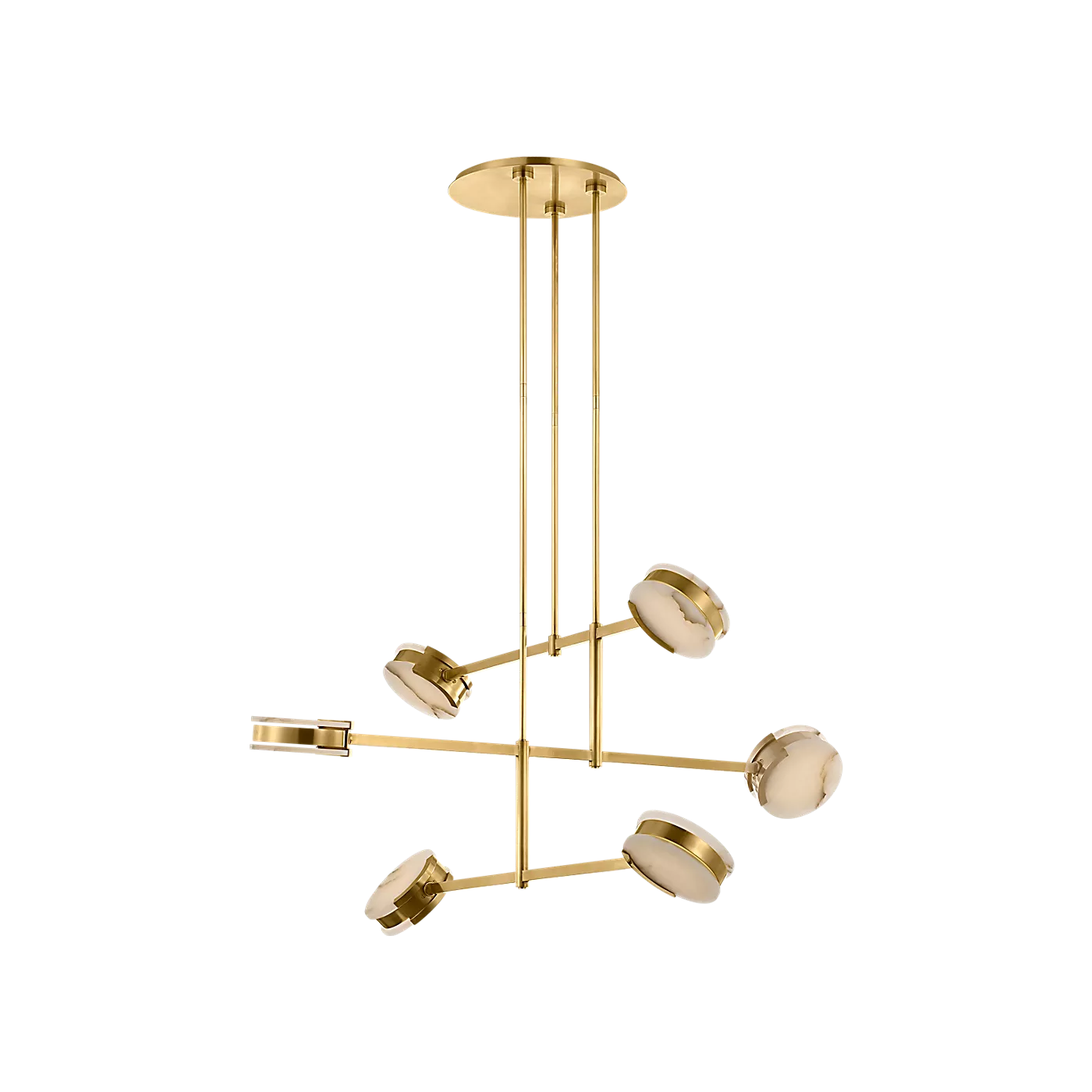 Melange 54" Multi-Positional Chandelier