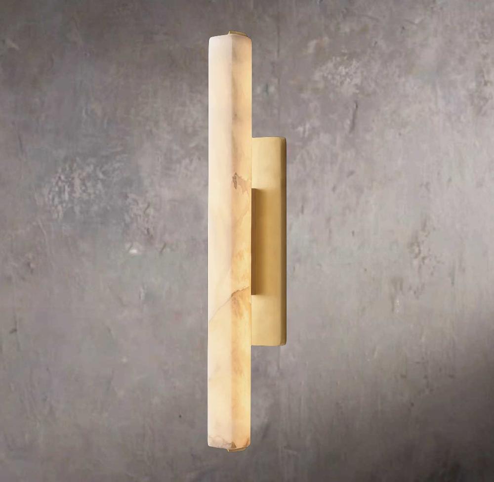 Audubon Alabaster Single Wall Sconce
