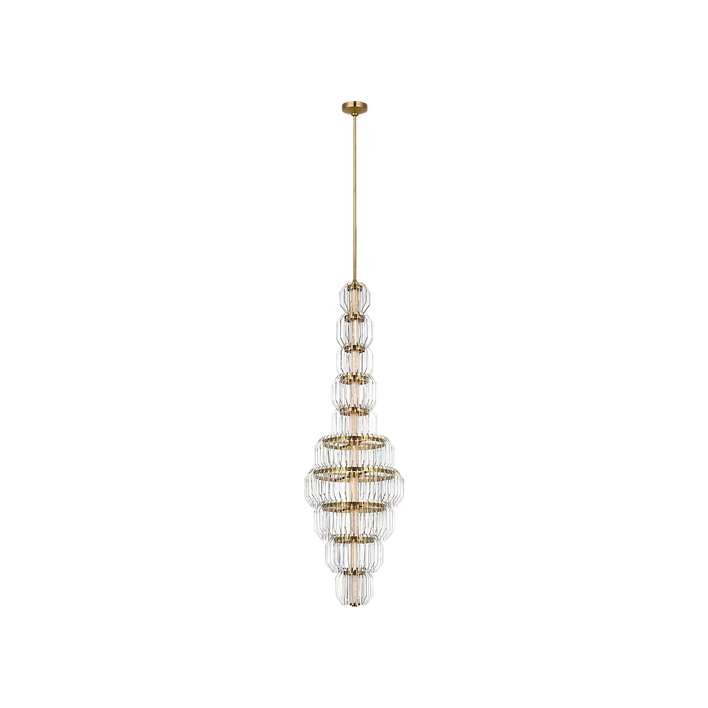 Killarney 19" Layered Entry Chandelier