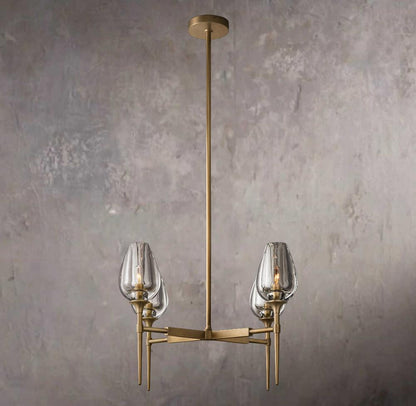 Tulips Circular Chandelier 27"