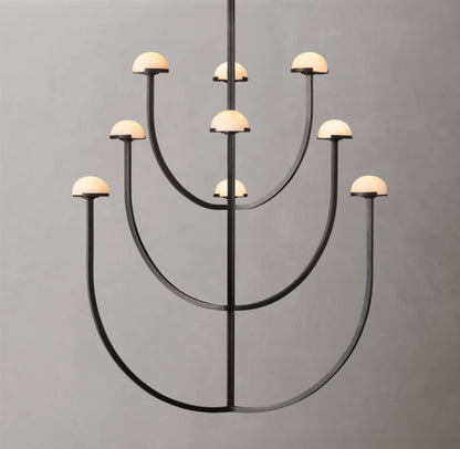 Pedra Round Chandelier 40"