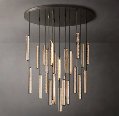 Audubon Crystal Round Chandelier 56"