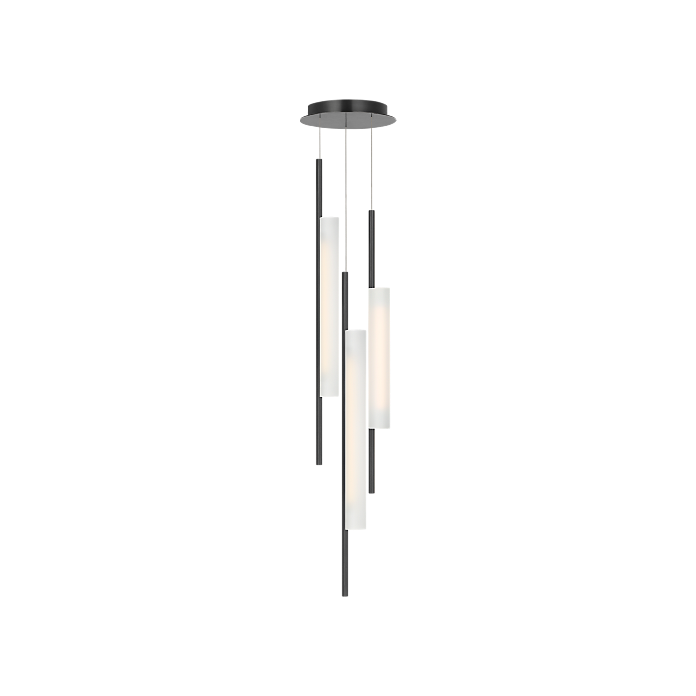 Windchime 12" 3 Light Chandelier