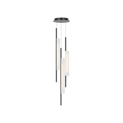 Windchime 12" 3 Light Chandelier