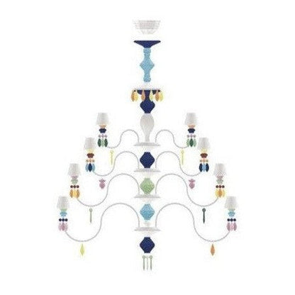 Lladro Belle De Nuit Chandelier