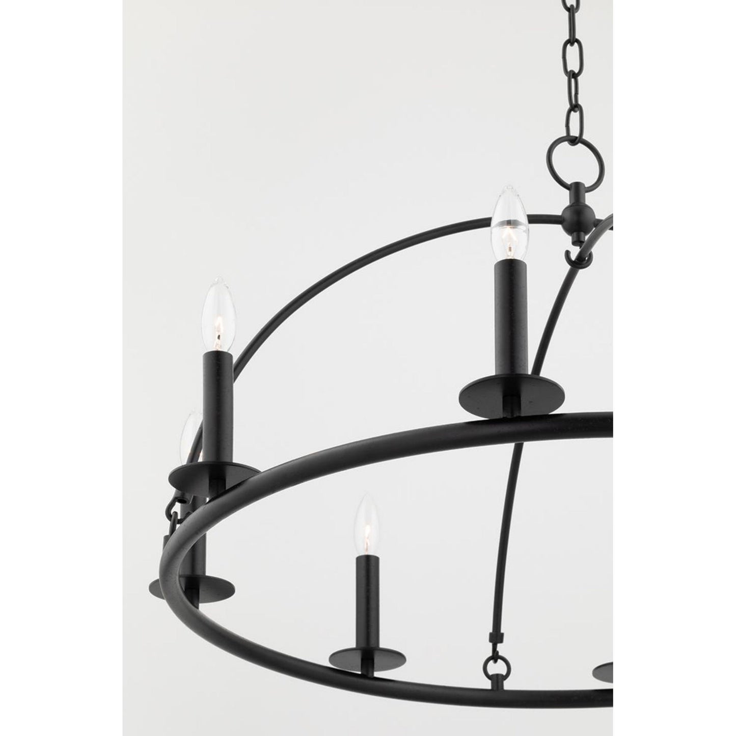 Howell 20-Light Chandelier in Aged Brass 47L x 47W x 42.25H