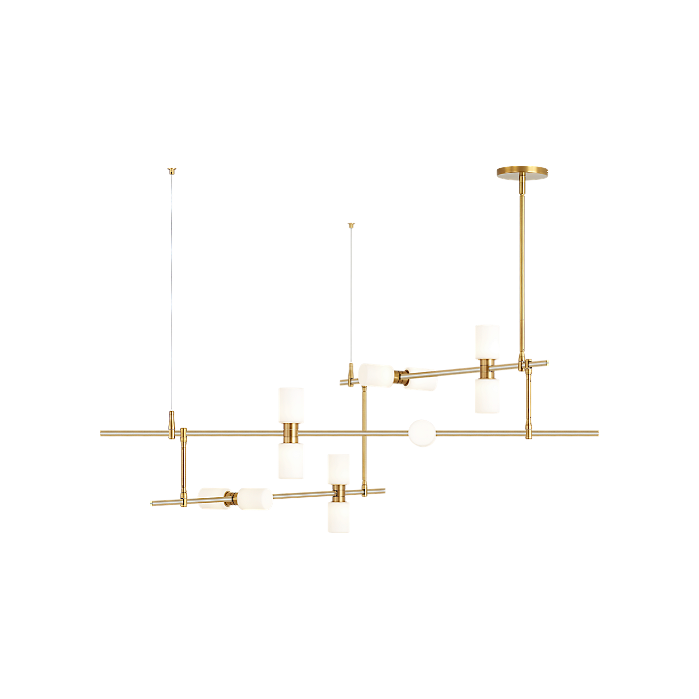 ModernRail Chandelier 2