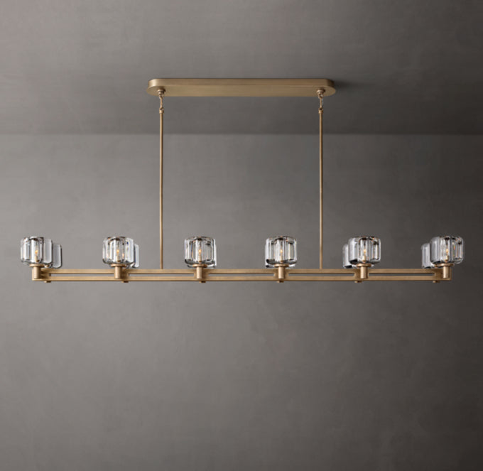 Demarett Dual Linear Chandelier 72"