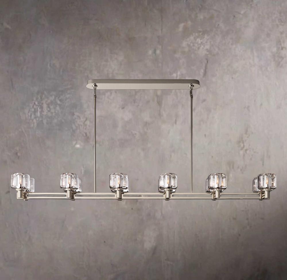 Demarett Dual Linear Chandelier 72"
