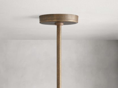 Calder Brass Halo Chandelier