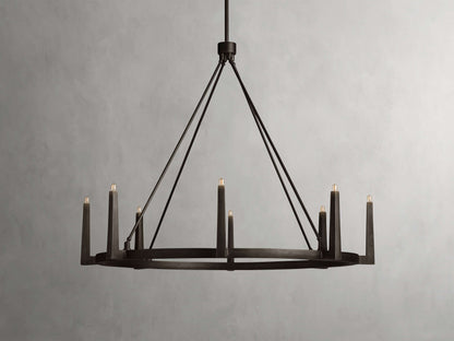 Calder Brass Halo Chandelier