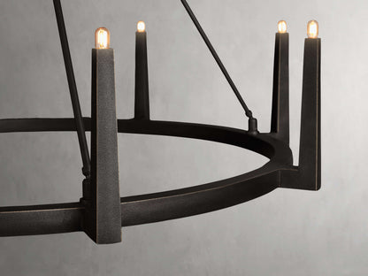 Calder Brass Halo Chandelier