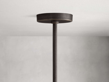 Calder Brass Halo Chandelier