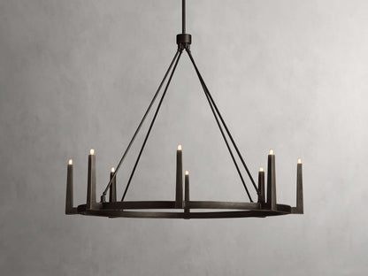 Calder Brass Halo Chandelier