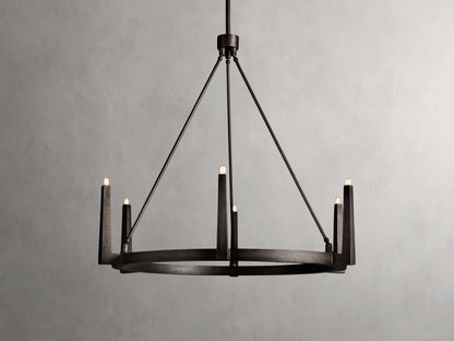 Calder Brass Halo Chandelier