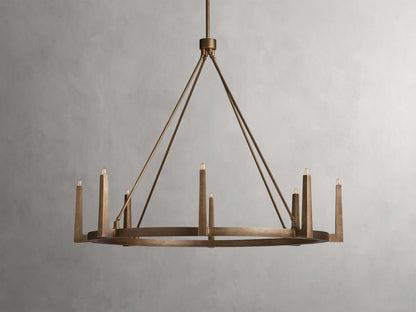 Calder Brass Halo Chandelier