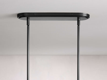 Calder Linen Shade Linear Chandelier