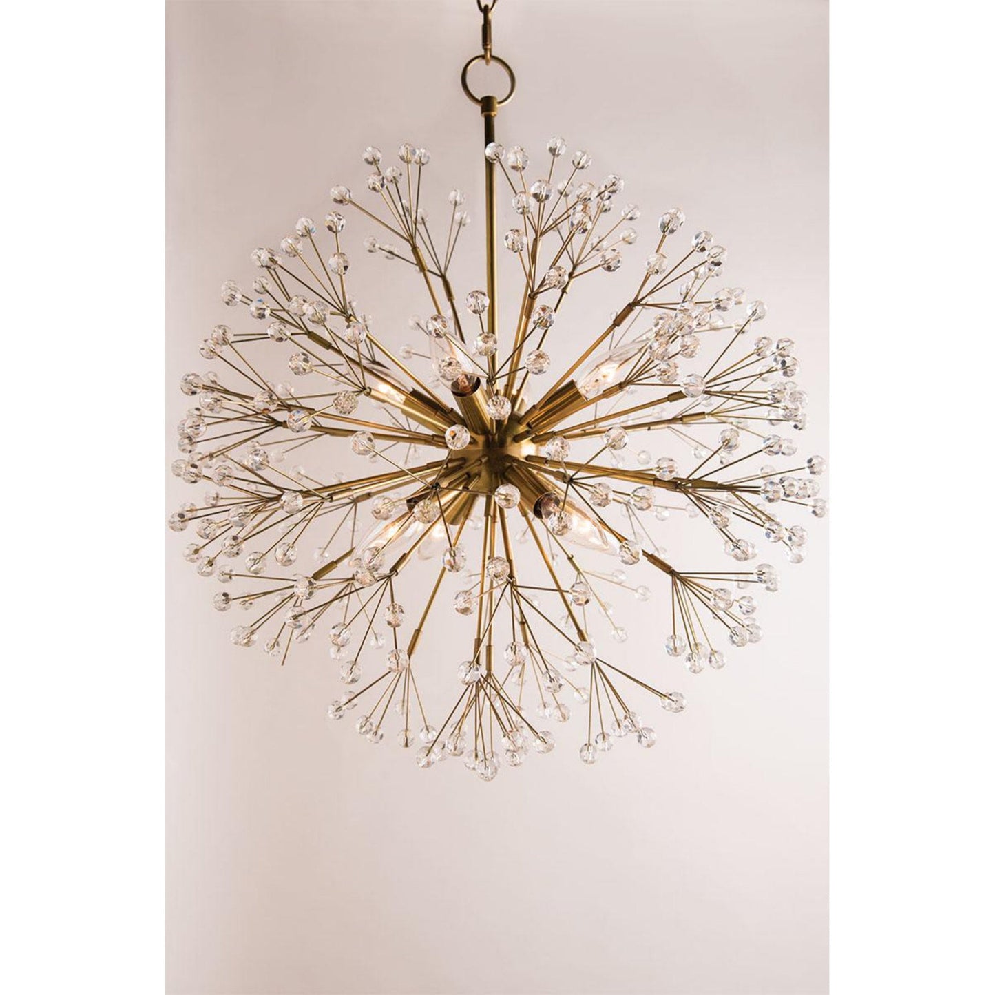 Dunkirk 8-Light Chandelier in Aged Brass 20L x 20W x 24H