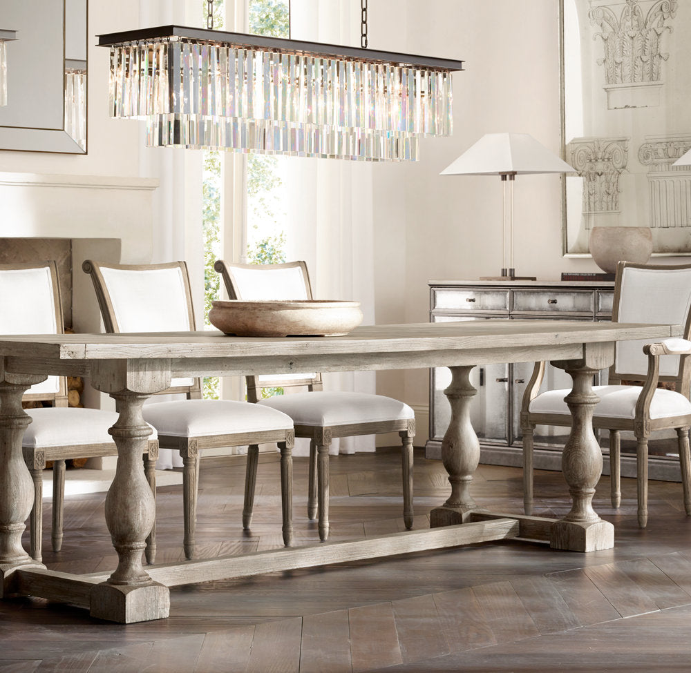 1920s Odeon Rectangular Chandelier 49"